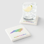 North Carolina Stone Coaster at Zazzle