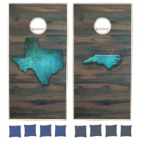 North Carolina & Texas Cornhole Set