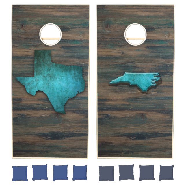 North Carolina & Texas Cornhole Set (Set)