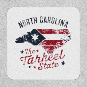 North Carolina The Tarheel State Map Patch