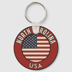 North Carolina United States of America Keychain