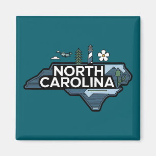 North Carolina, United States of America Magnet
