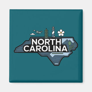North Carolina, United States of America Magnet
