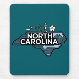 North Carolina, United States of America Mouse Pad
