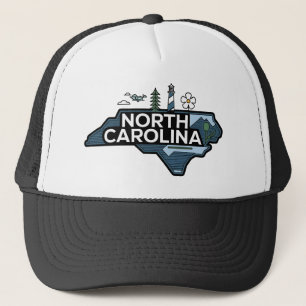 North Carolina, United States of America Trucker Hat