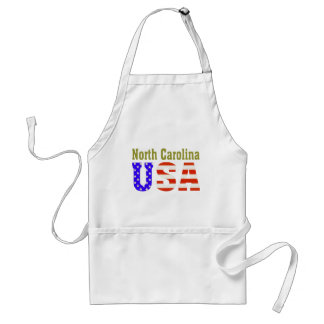 North Carolina USA! Adult Apron