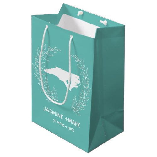 North Carolina wedding favors custom Medium Gift B Medium Gift Bag