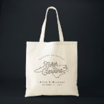 North Carolina Wedding Welcome Tote Bag<br><div class="desc">This North Carolina tote is perfect for welcoming out of town guests to your wedding! Pack it with local goodies for an extra fun welcome package.</div>