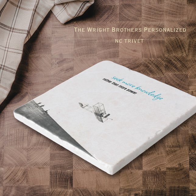 North Carolina Wright Brothers Trivet (The Wright Brothers personalized trivet. Makes a great personalized gift!)