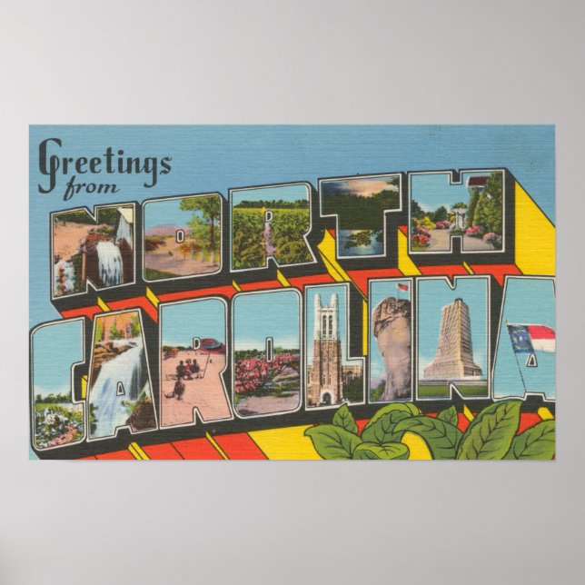 North CarolinaLarge Letter Scenes 2 Poster (Front)