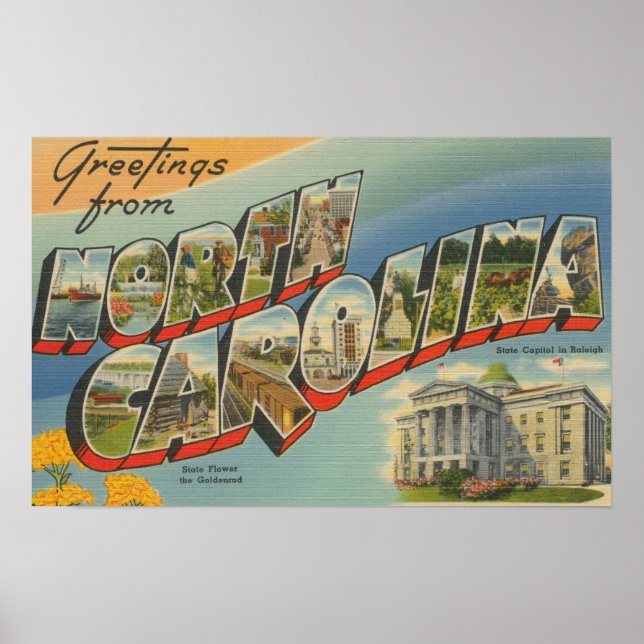 North CarolinaLarge Letter Scenes 3 Poster (Front)