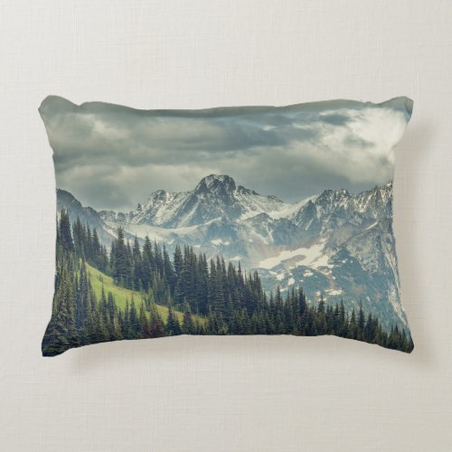 North Cascade Majestic Mountain Peak Accent Pillow