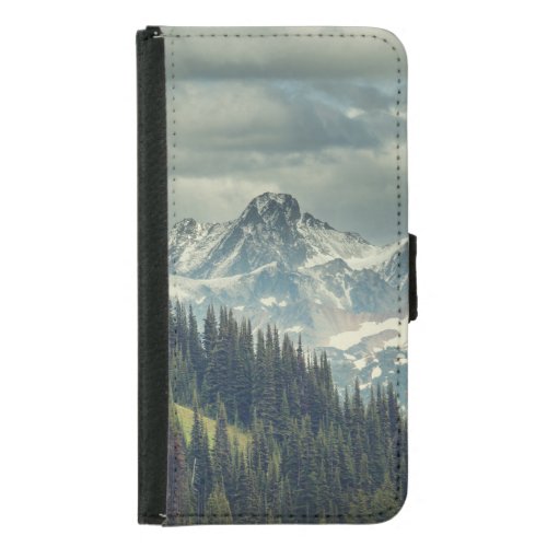 North Cascade Majestic Mountain Peak Samsung Galaxy S5 Wallet Case