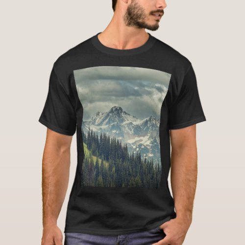 North Cascade Majestic Mountain Peak T_Shirt