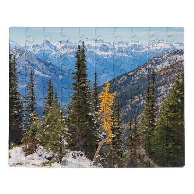 North Cascade Mountains Wenatchee National Forest Jigsaw Puzzle (Puzzle Horizontal)