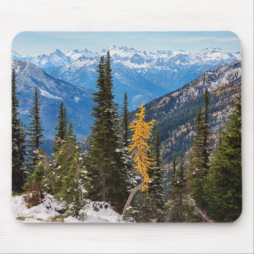 North Cascade Mountains Wenatchee National Forest Mouse Pad