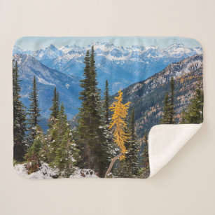 North Cascade Mountains Wenatchee National Forest Sherpa Blanket