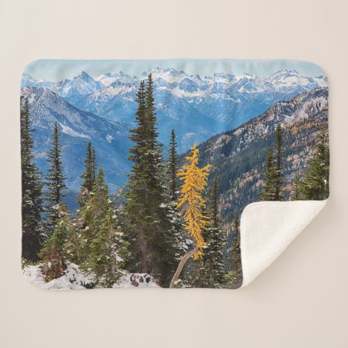 North Cascade Mountains Wenatchee National Forest Sherpa Blanket