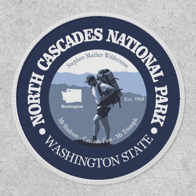 North Cascades National Park (BG) Patch (Front)