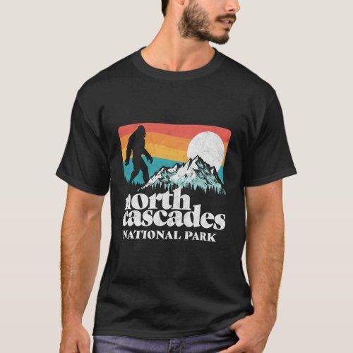 North Cascades National Park Bigfoot Mountains T_Shirt