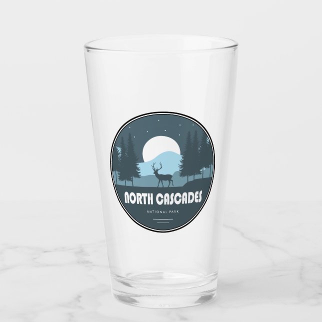 North Cascades National Park Deer Glass (Front)