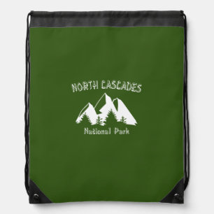 North Cascades National Park Drawstring Bag