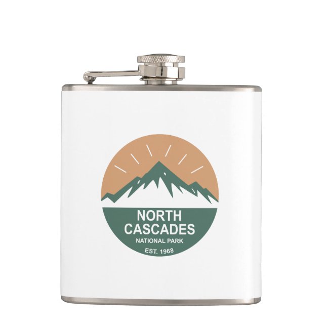 North Cascades National Park Flask (Front)