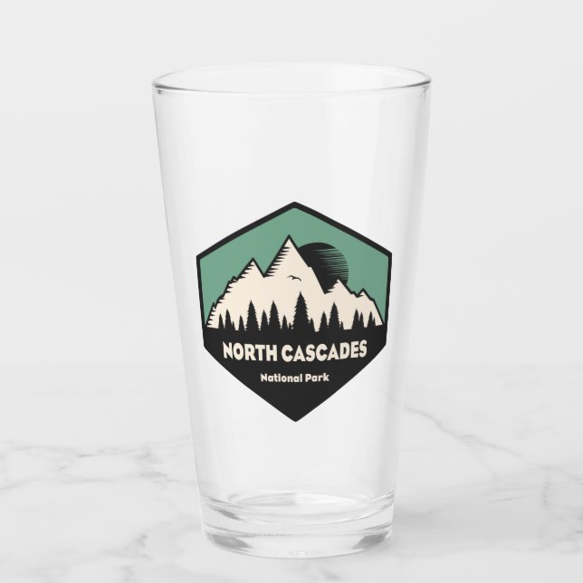 North Cascades National Park Glass (Front)