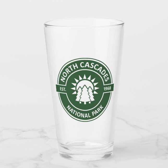 North Cascades National Park Glass (Front)