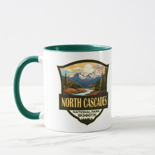 North Cascades National Park Illustration Travel