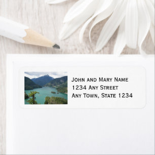 North Cascades National Park Landscape Address Label