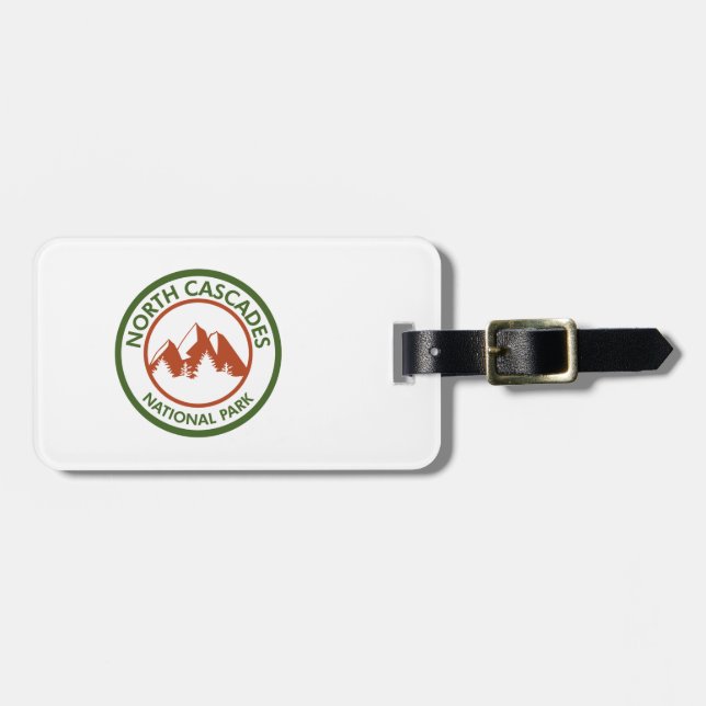 North Cascades National Park Luggage Tag (Front Horizontal)