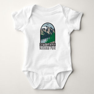 North Cascades National Park Mount Triumph Vintage Baby Bodysuit
