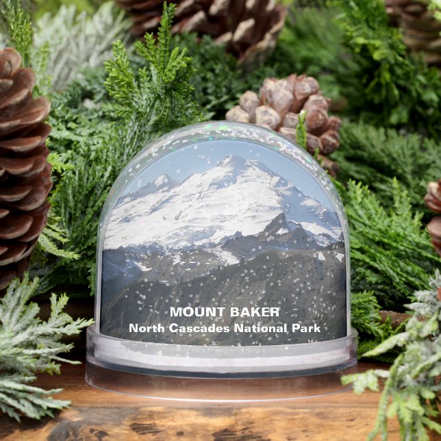 North Cascades National Park Mountain Photos Snow Globe (Winter)