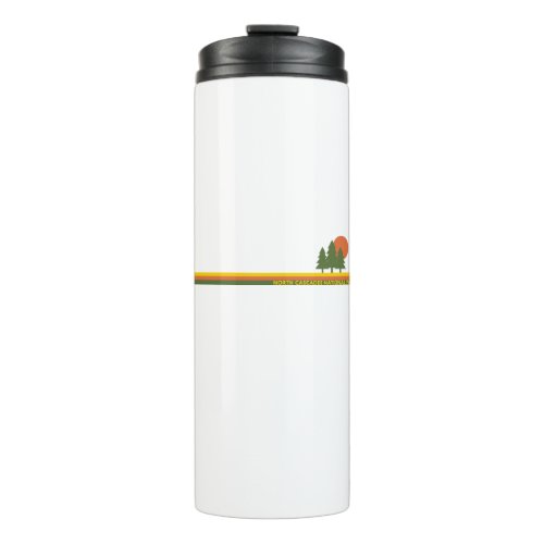 North Cascades National Park Pine Trees Sun Thermal Tumbler