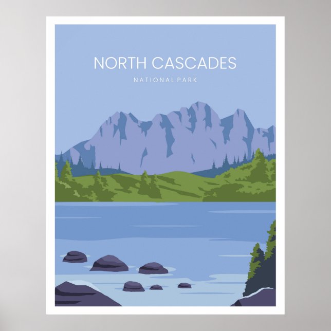 North Cascades National Park  Poster (Front)