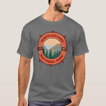 North Cascades National Park Retro Compass Emblem