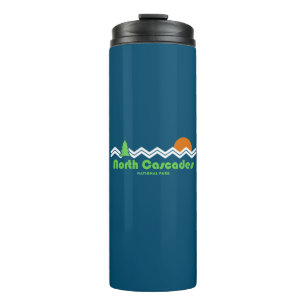 North Cascades National Park Retro Thermal Tumbler