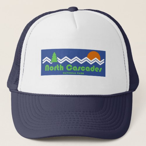 North Cascades National Park Retro Trucker Hat