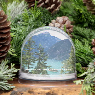North Cascades National Park Travel Photo Snow Globe