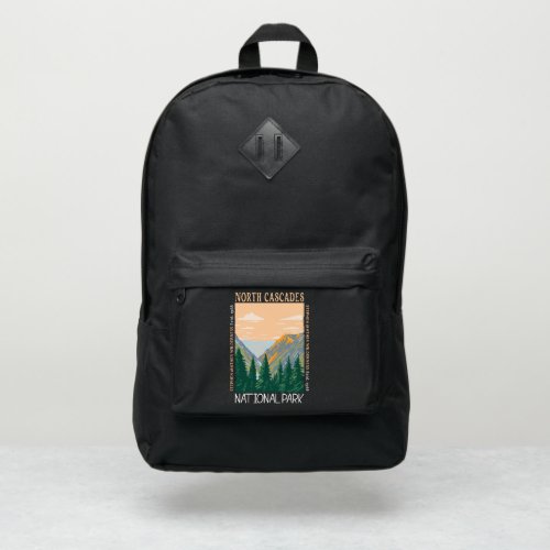 North Cascades National Park Vintage Distressed Port Authority Backpack