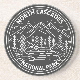 North Cascades National Park Washington Monoline  Coaster
