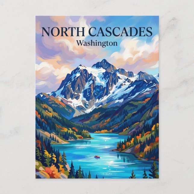 North Cascades National Park Washington Postcard (Front)