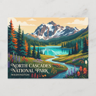 North Cascades National Park Washington Postcard