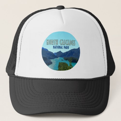 North Cascades National Park Washington Trucker Hat