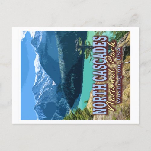 NORTH CASCADES NATIONAL PARK _ WASHINGTON USA POSTCARD