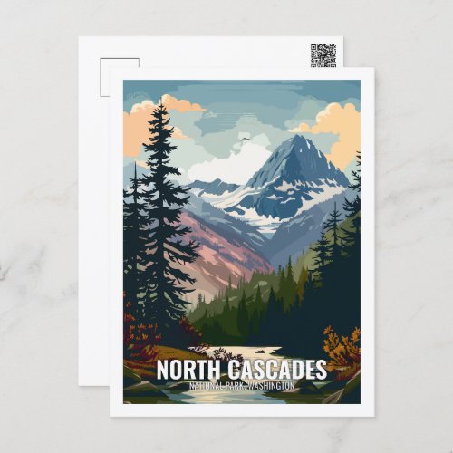 North Cascades National Park Washington USA  Postcard