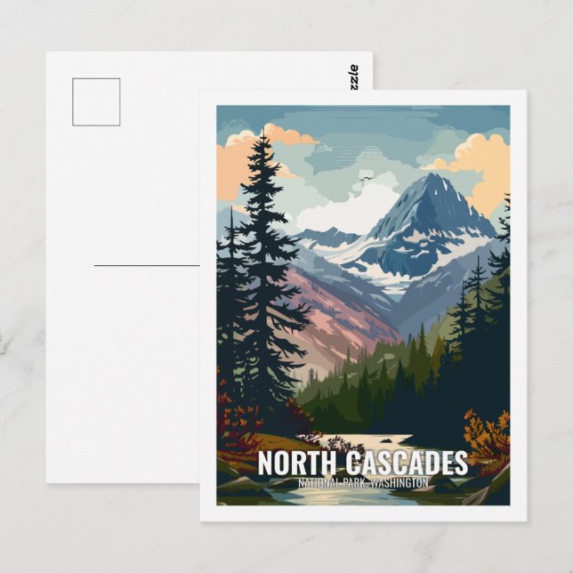 North Cascades National Park Washington USA  Postcard (Front/Back)