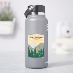 North Cascades National Park Washington Vintage Sticker