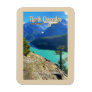 North Cascades National Park Washington Watercolor Magnet